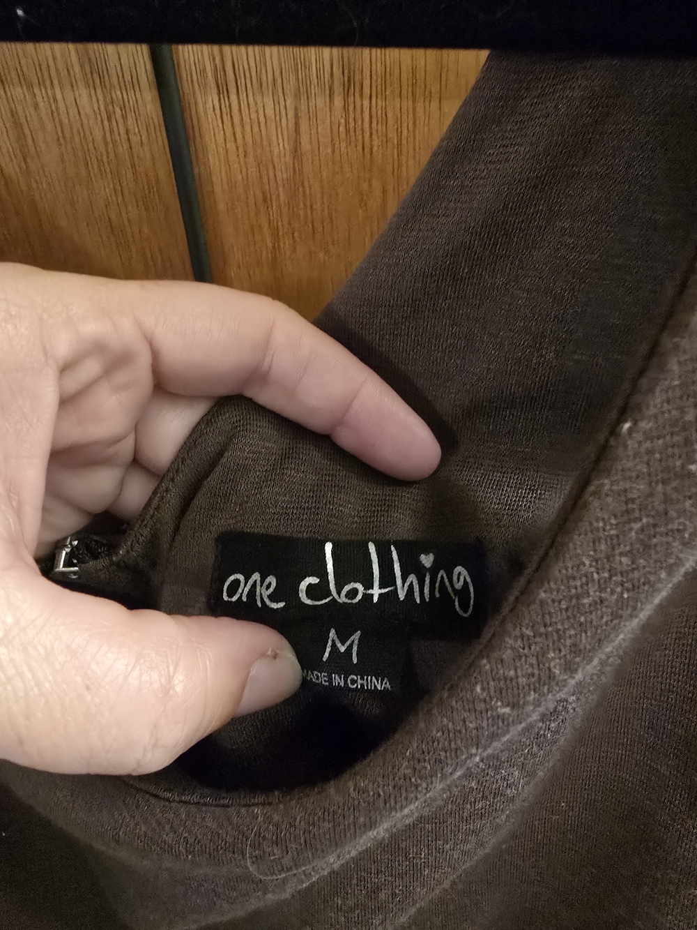one clothing Brown Mini Dress with Black Strap Detail - Picture 4 of 7